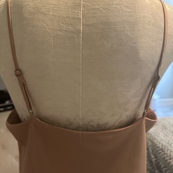 Banana Republic Camel Sleeveless Wedding Guest Dress - Picture 4 of 6